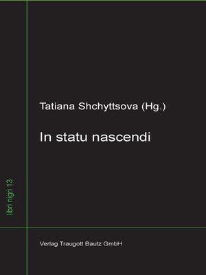 cover image of In statu nascendi